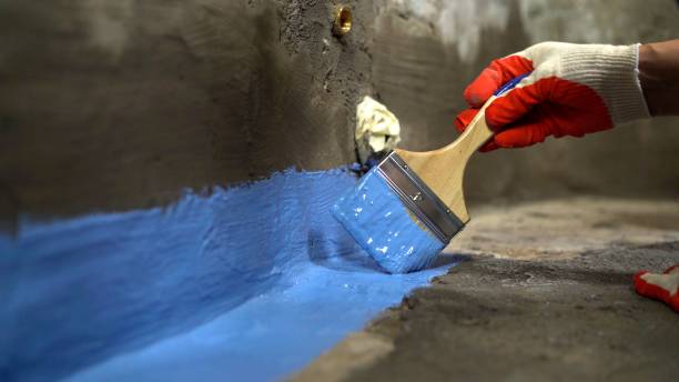 Commercial Waterproofing project at a Rock Hill, SC business property by SJ Waterproofing Pros
